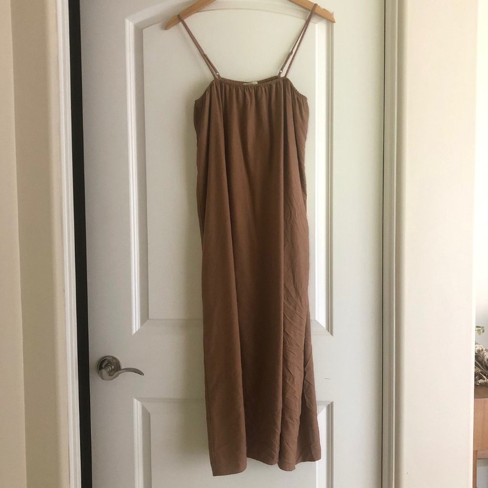 OZMA Marta Dress in Sand - Like New